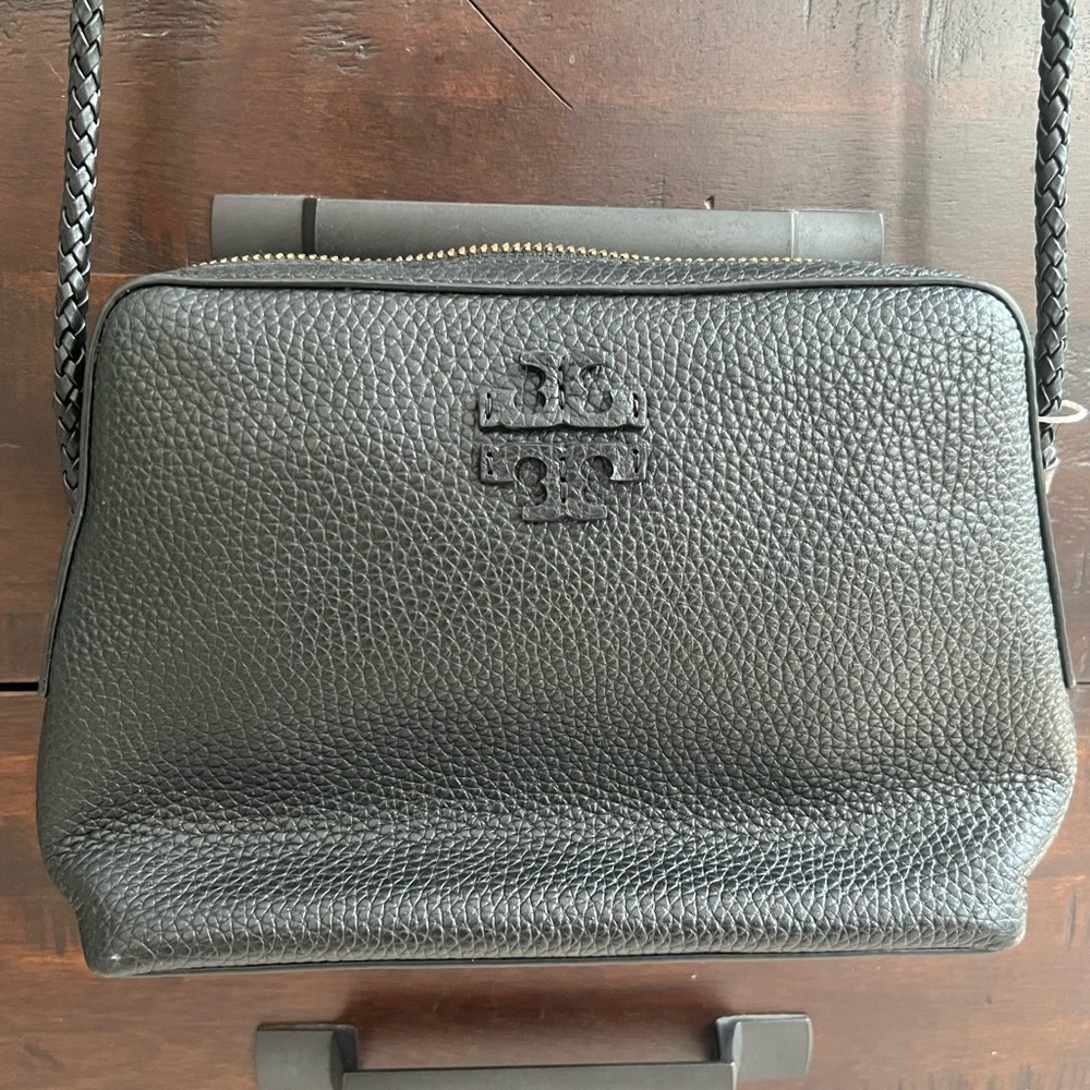 Tory Burch Women's Taylor Cross-body Medium Camera Bag, Pebble Leather